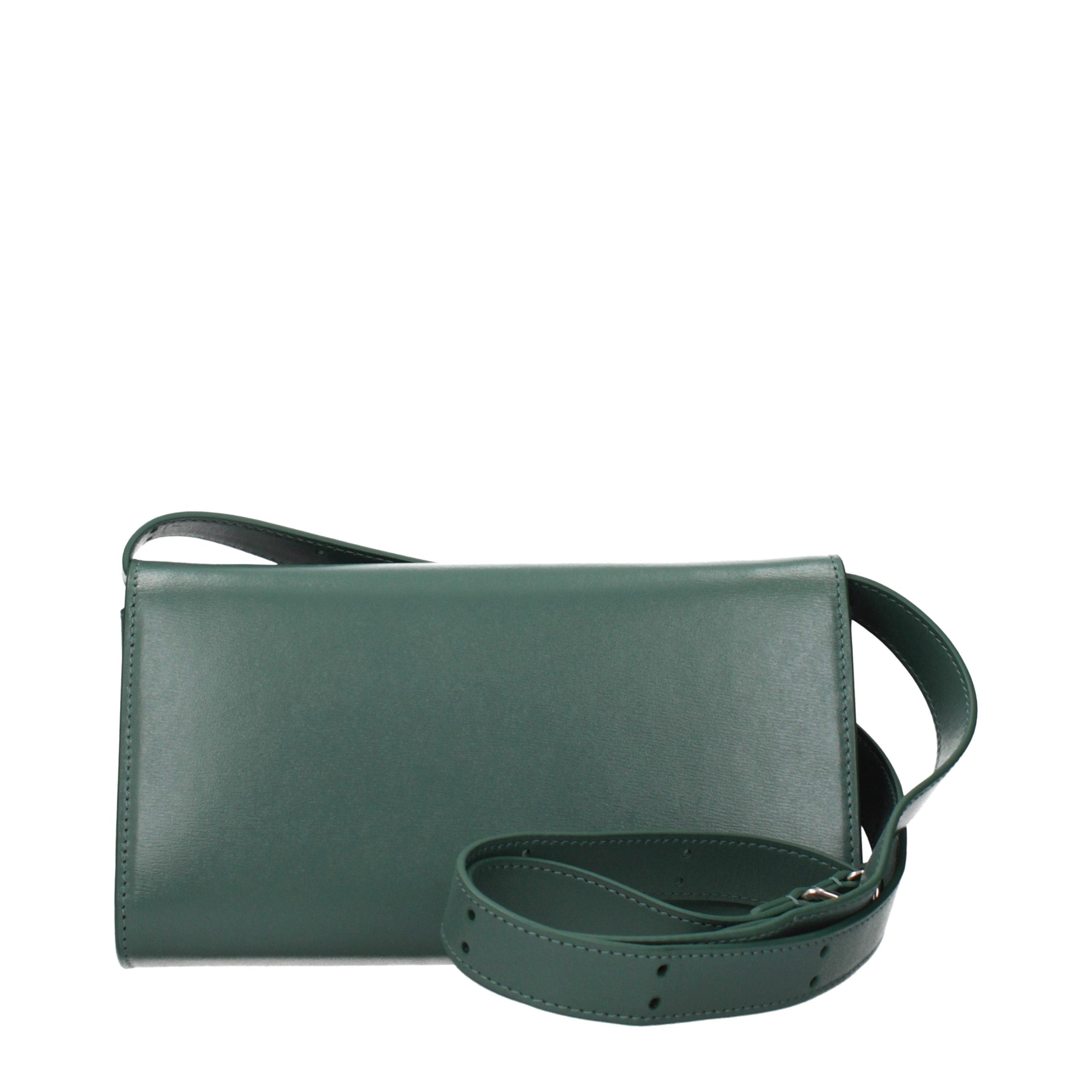 Jil Sander clutch in groen Jil Sander