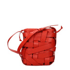 Jil Sander crossbodytas in rood Jil Sander