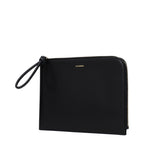 Jil Sander clutch in zwart Jil Sander