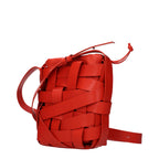 Jil Sander crossbodytas in rood Jil Sander