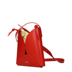 Jil Sander crossbodytas in rood Jil Sander