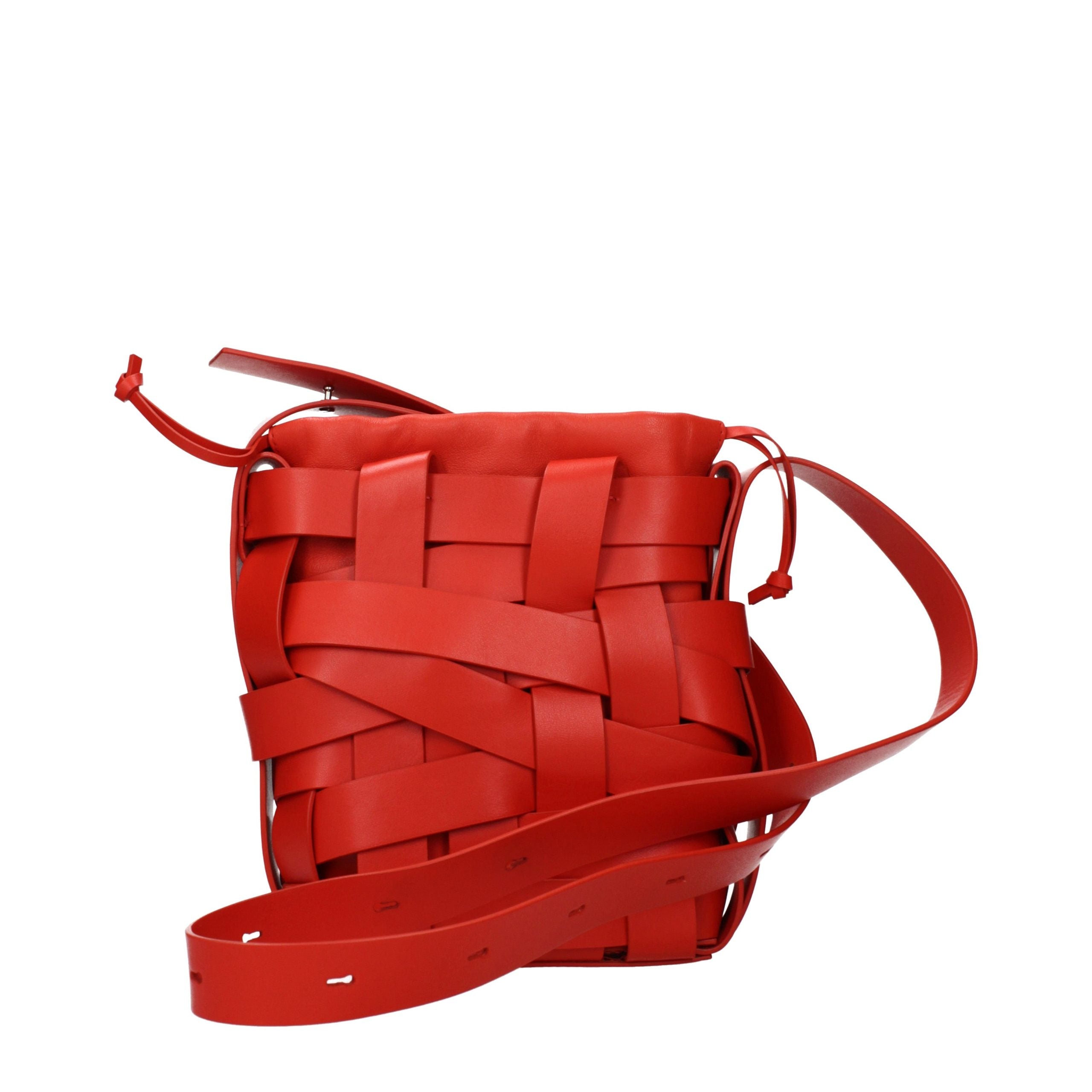Jil Sander crossbodytas in rood Jil Sander