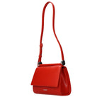 Jil Sander schoudertas in rood Jil Sander