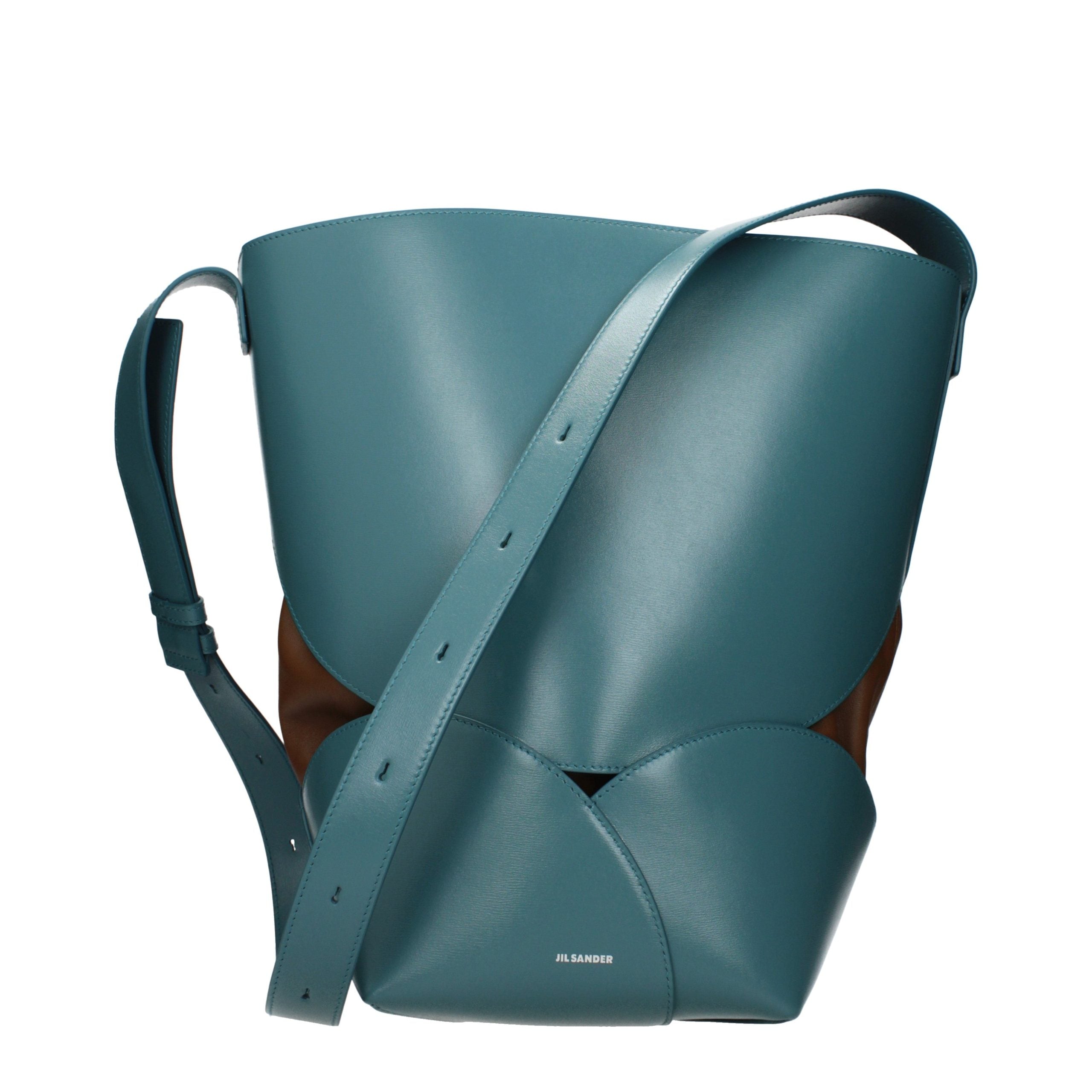 Jil Sander crossbodytas in blauw Jil Sander