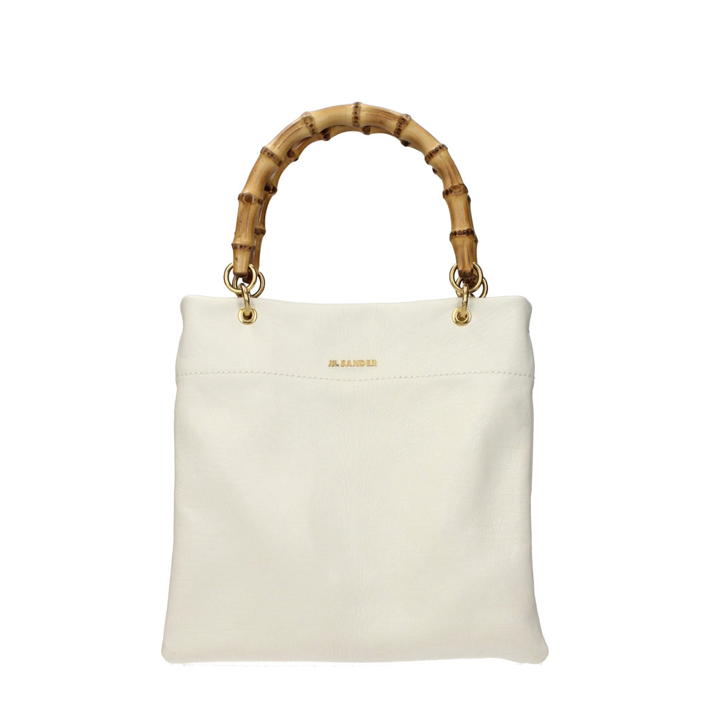 Jil Sander handtas in beige Jil Sander