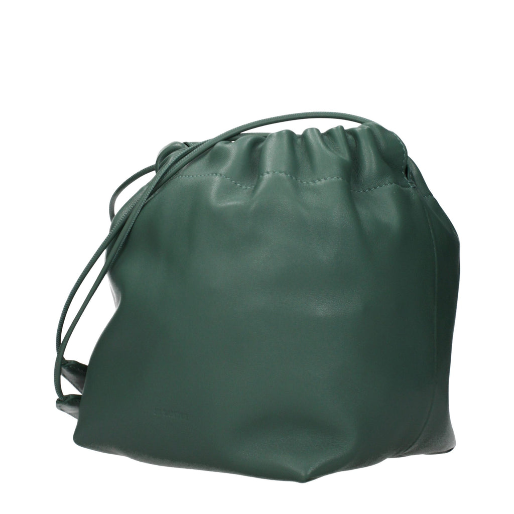 Jil Sander schoudertas in groen Jil Sander