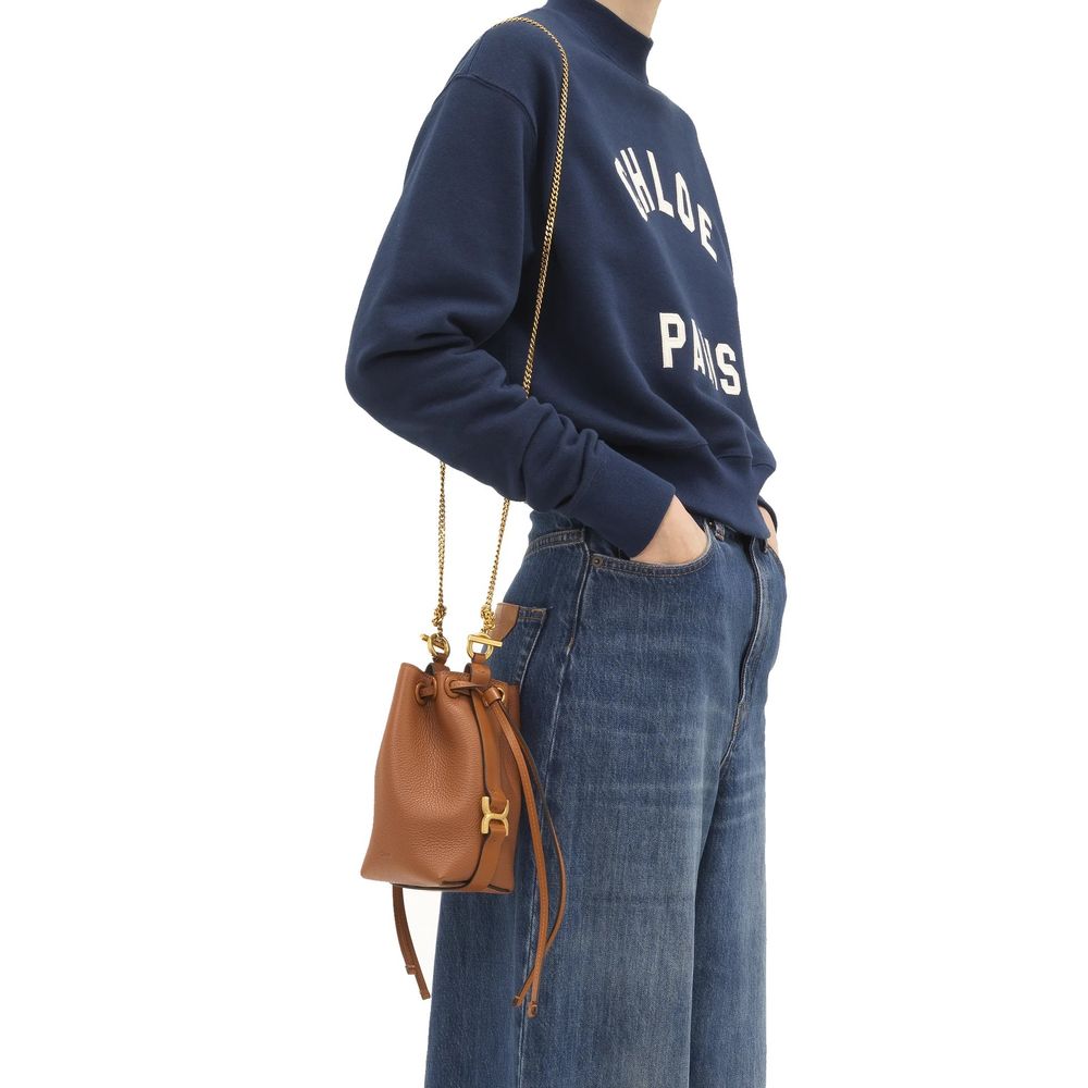 Chloé Brown Calfskin Backet Bag Chloé