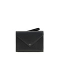 Ferragamo Black Calf Leather Bos Taurus Wallet Ferragamo