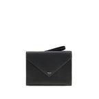 Ferragamo Black Calf Leather Bos Taurus Wallet Ferragamo