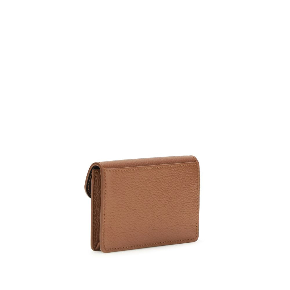 Ferragamo Brown Calf Leather Bos Taurus Wallet Ferragamo