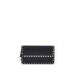Valentino Garavani Black Calf Leather Bos Taurus Wallet Valentino Garavani