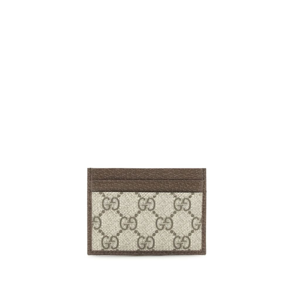 Gucci Brown Fabric Cardholder Gucci