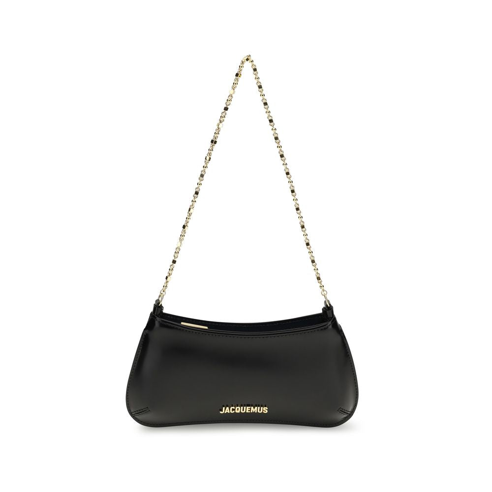 Jacquemus Black Calf Leather Bos Taurus Shoulder Bag Jacquemus