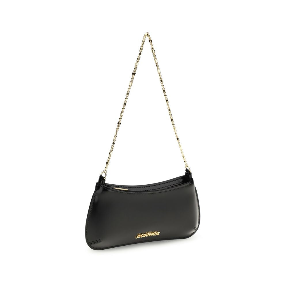 Jacquemus Black Calf Leather Bos Taurus Shoulder Bag Jacquemus