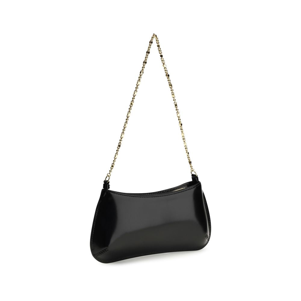 Jacquemus Black Calf Leather Bos Taurus Shoulder Bag Jacquemus