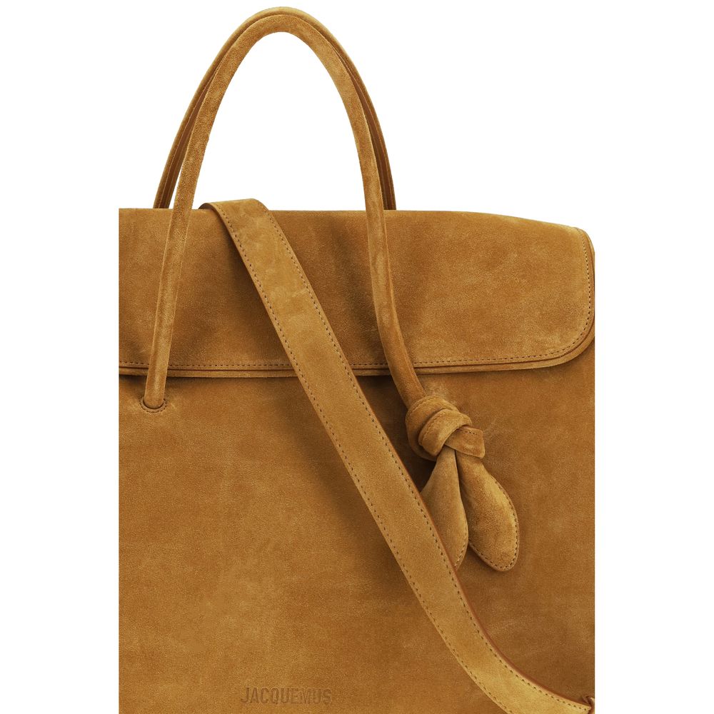 Jacquemus Beige Calf Leather Bos Taurus Handbag Jacquemus