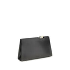 Jacquemus Black Calf Leather Bos Taurus Shoulder Bag Jacquemus