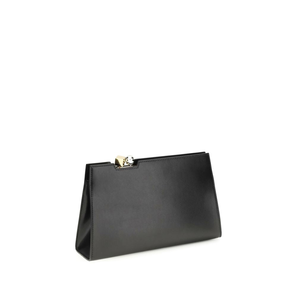Jacquemus Black Calf Leather Bos Taurus Shoulder Bag Jacquemus