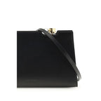 Jacquemus Black Calf Leather Bos Taurus Shoulder Bag Jacquemus