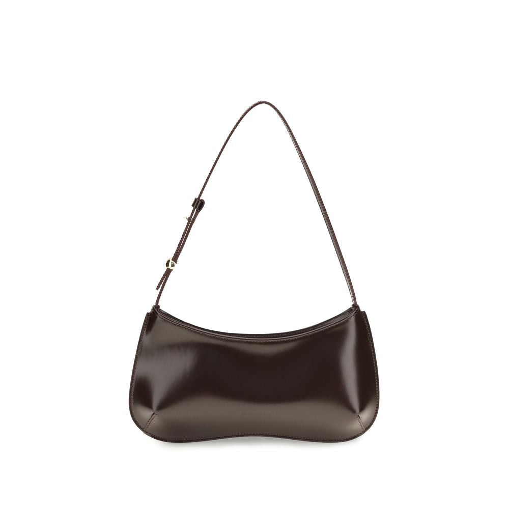 Jacquemus Brown Calf Leather Bos Taurus Shoulder Bag Jacquemus