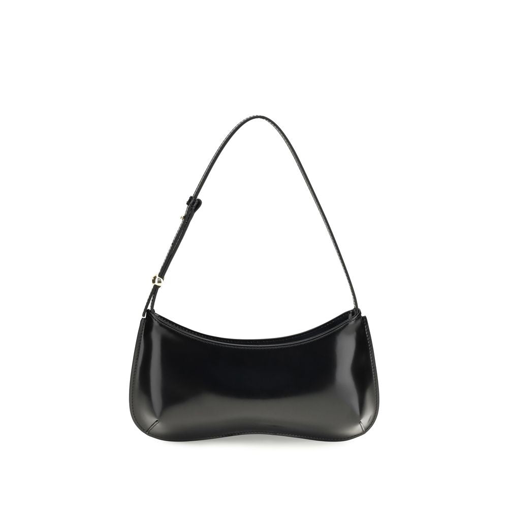 Jacquemus Black Calf Leather Bos Taurus Shoulder Bag Jacquemus
