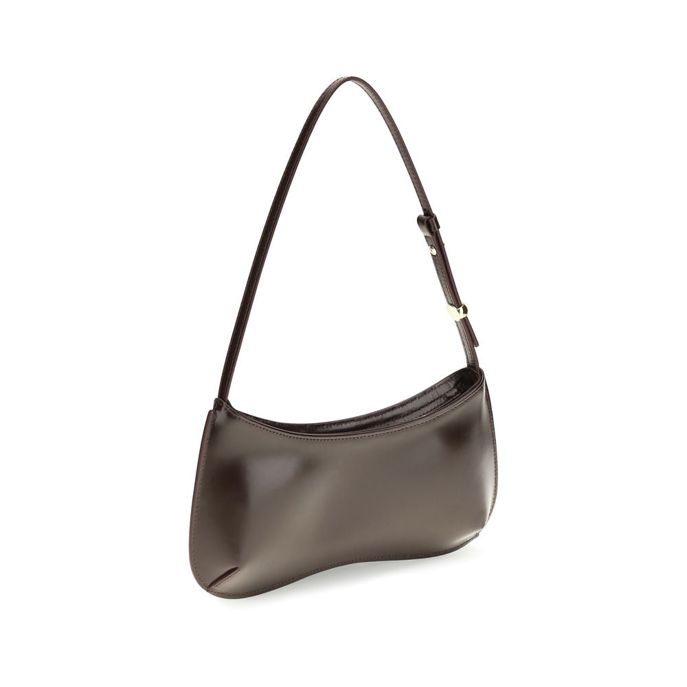 Jacquemus Brown Calf Leather Bos Taurus Shoulder Bag Jacquemus