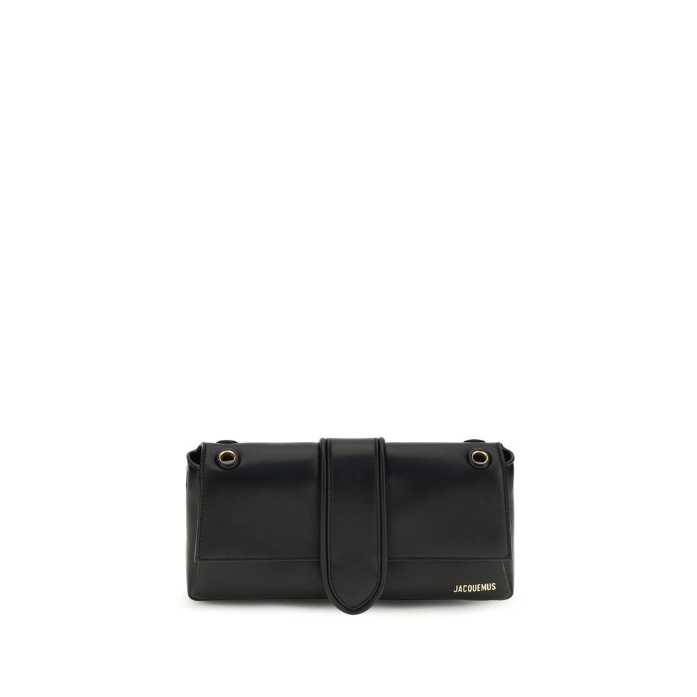Jacquemus Black Calf Leather Bos Taurus Shoulder Bag Jacquemus