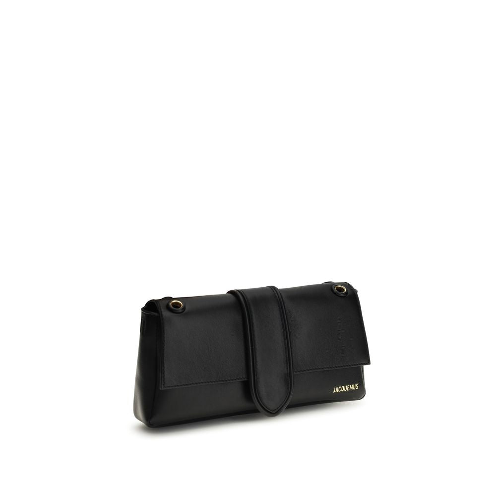 Jacquemus Black Calf Leather Bos Taurus Shoulder Bag Jacquemus