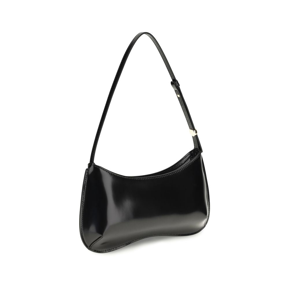 Jacquemus Black Calf Leather Bos Taurus Shoulder Bag Jacquemus