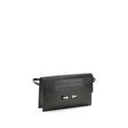 Tom Ford Black Calf Leather Bos Taurus Shoulder Bag Tom Ford