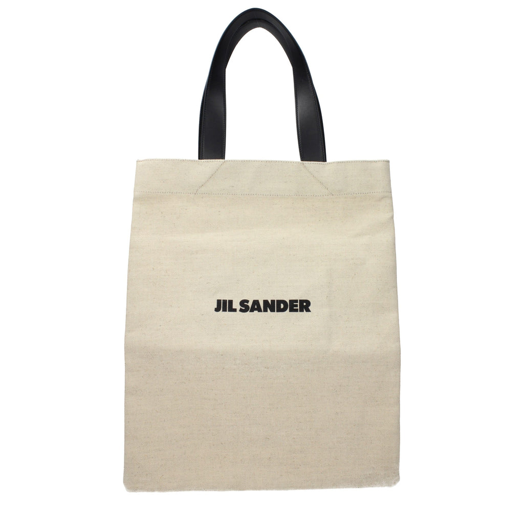 Jil Sander handtas in beige Jil Sander