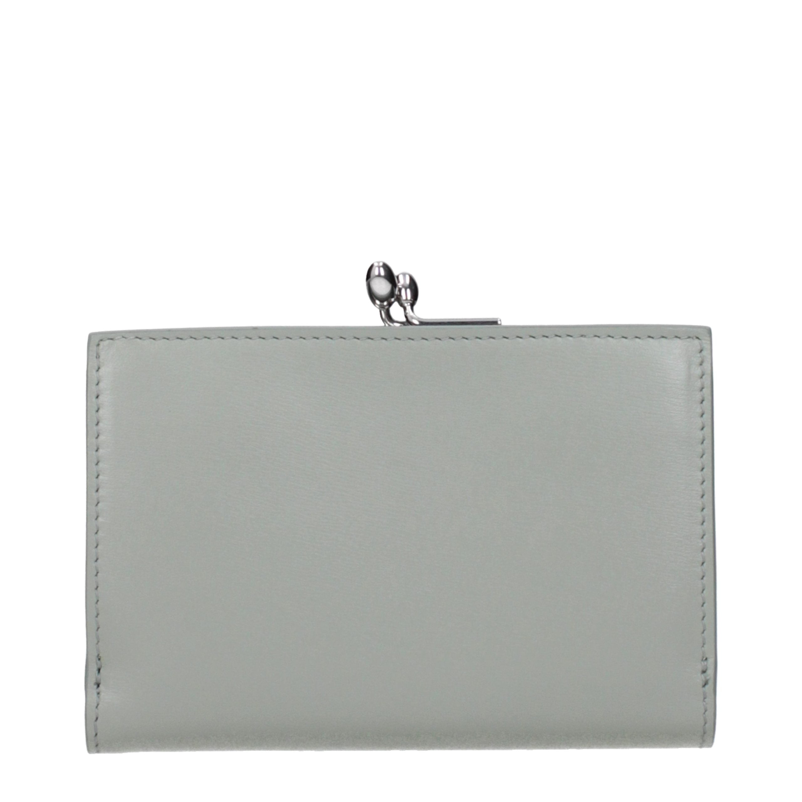 Jil Sander Green Leather Wallet Jil Sander