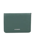 Jil Sander Green Leather Cardholder Jil Sander