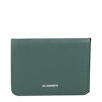 Jil Sander Green Leather Cardholder Jil Sander