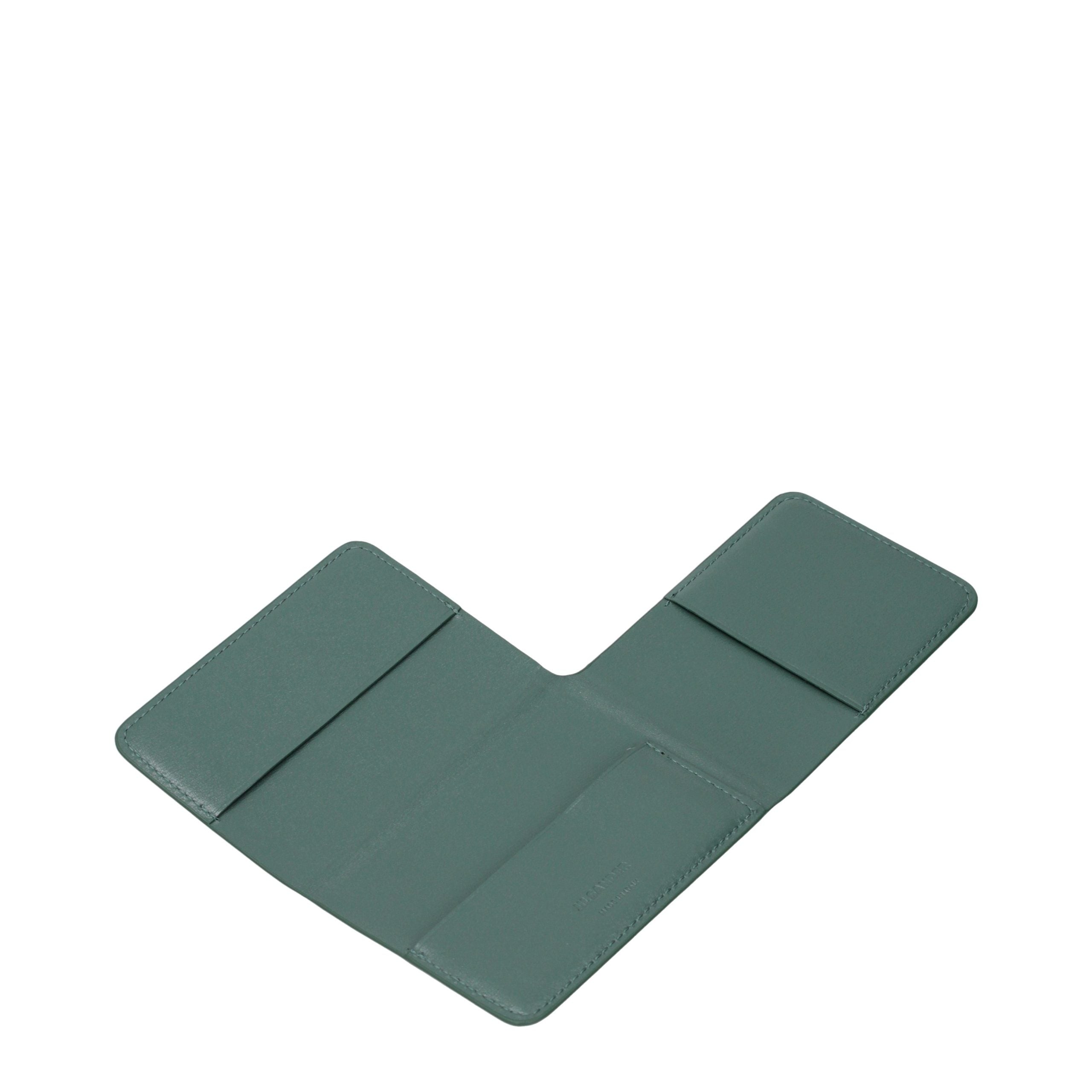 Jil Sander Green Leather Cardholder Jil Sander
