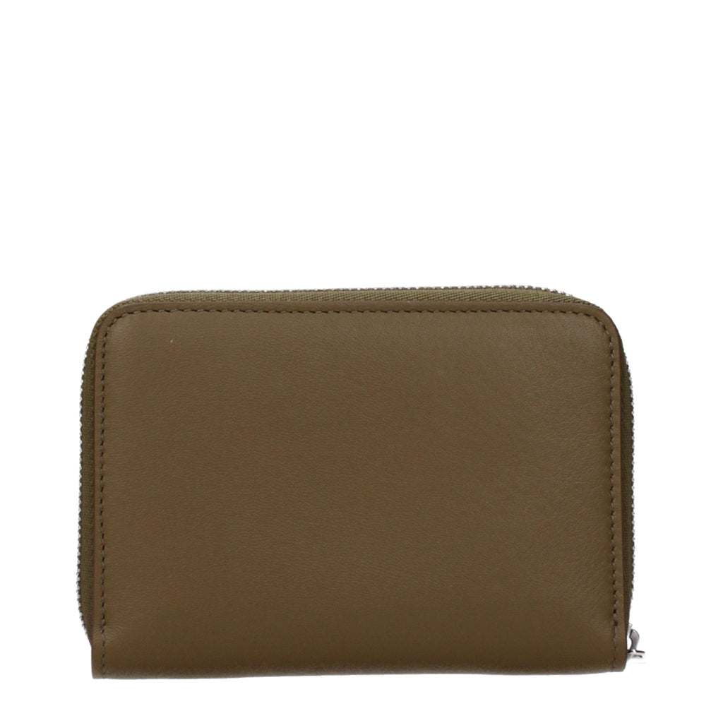 Jil Sander Brown Leather Wallet Jil Sander
