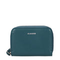 Jil Sander Blue Leather Wallet Jil Sander
