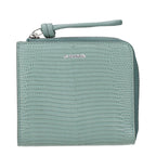 Jil Sander Green Leather Wallet Jil Sander