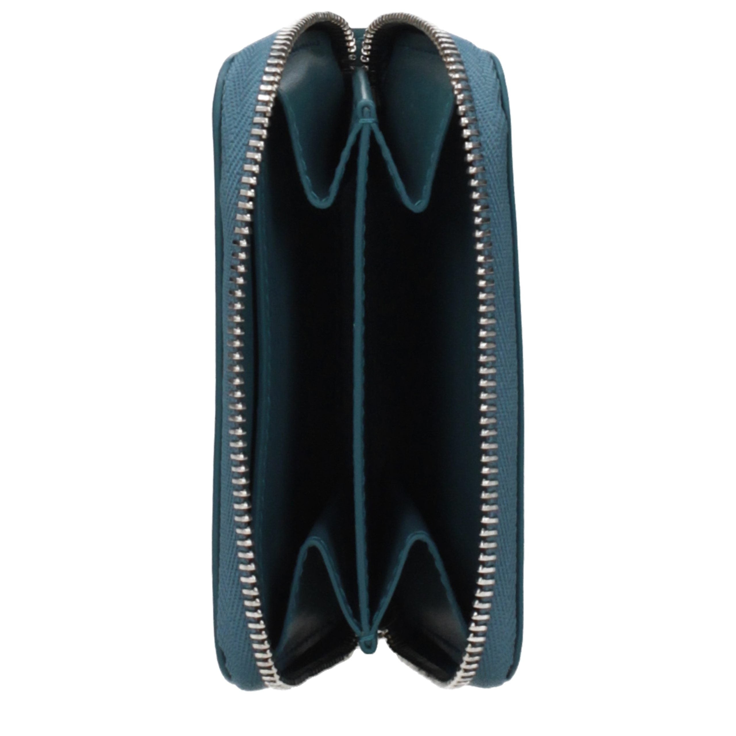 Jil Sander Blue Leather Wallet Jil Sander