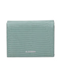 Jil Sander Green Leather Wallet Jil Sander