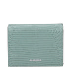 Jil Sander Green Leather Wallet Jil Sander