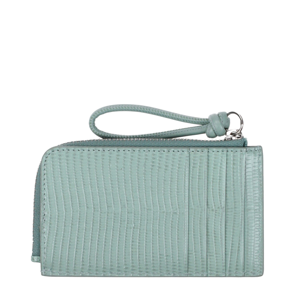 Jil Sander Green Leather Wallet Jil Sander