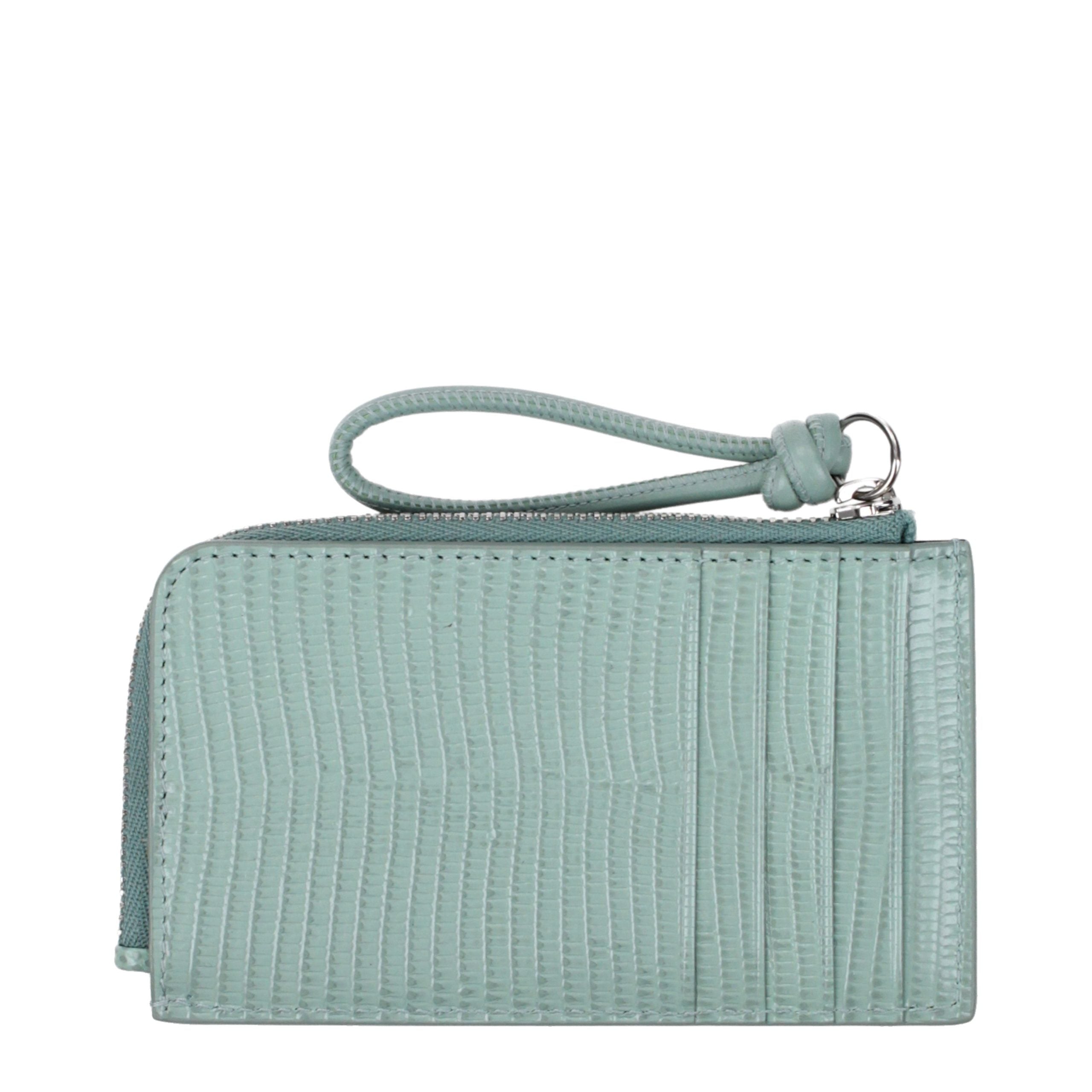 Jil Sander Green Leather Wallet Jil Sander