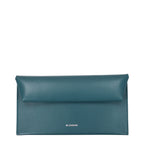 Jil Sander Blue Leather Wallet Jil Sander