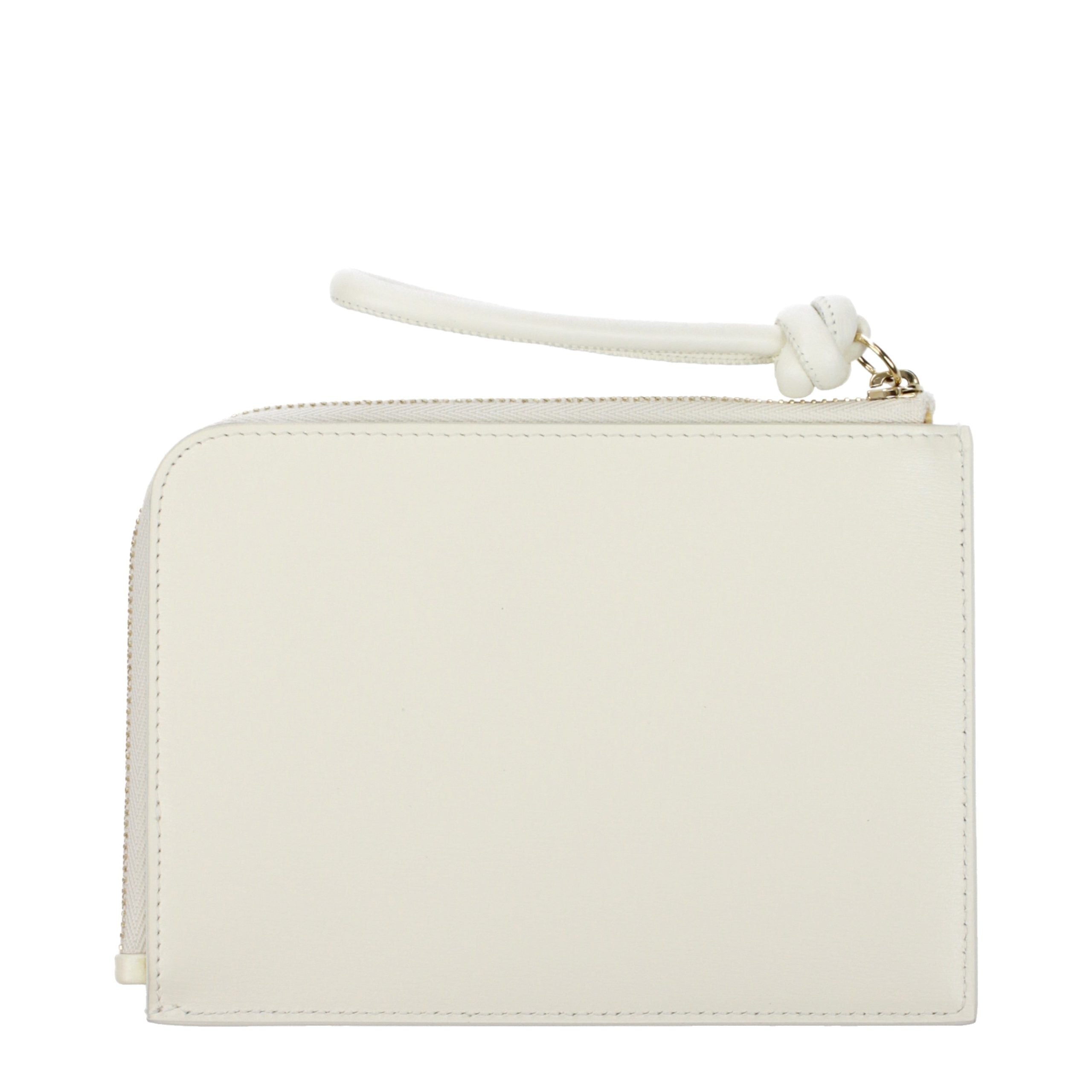 Jil Sander Beige Leather Wallet Jil Sander