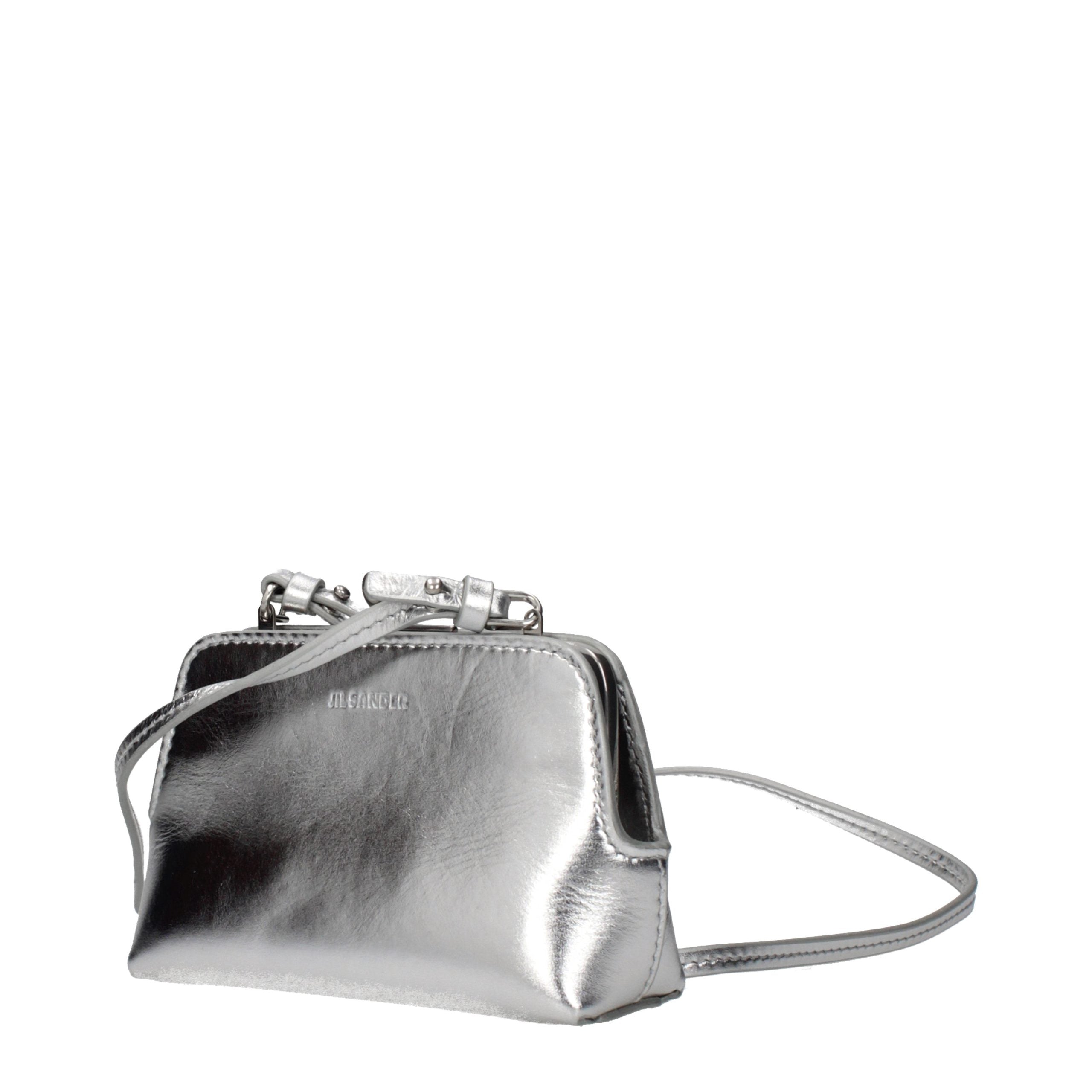Jil Sander crossbodytas in zilver Jil Sander