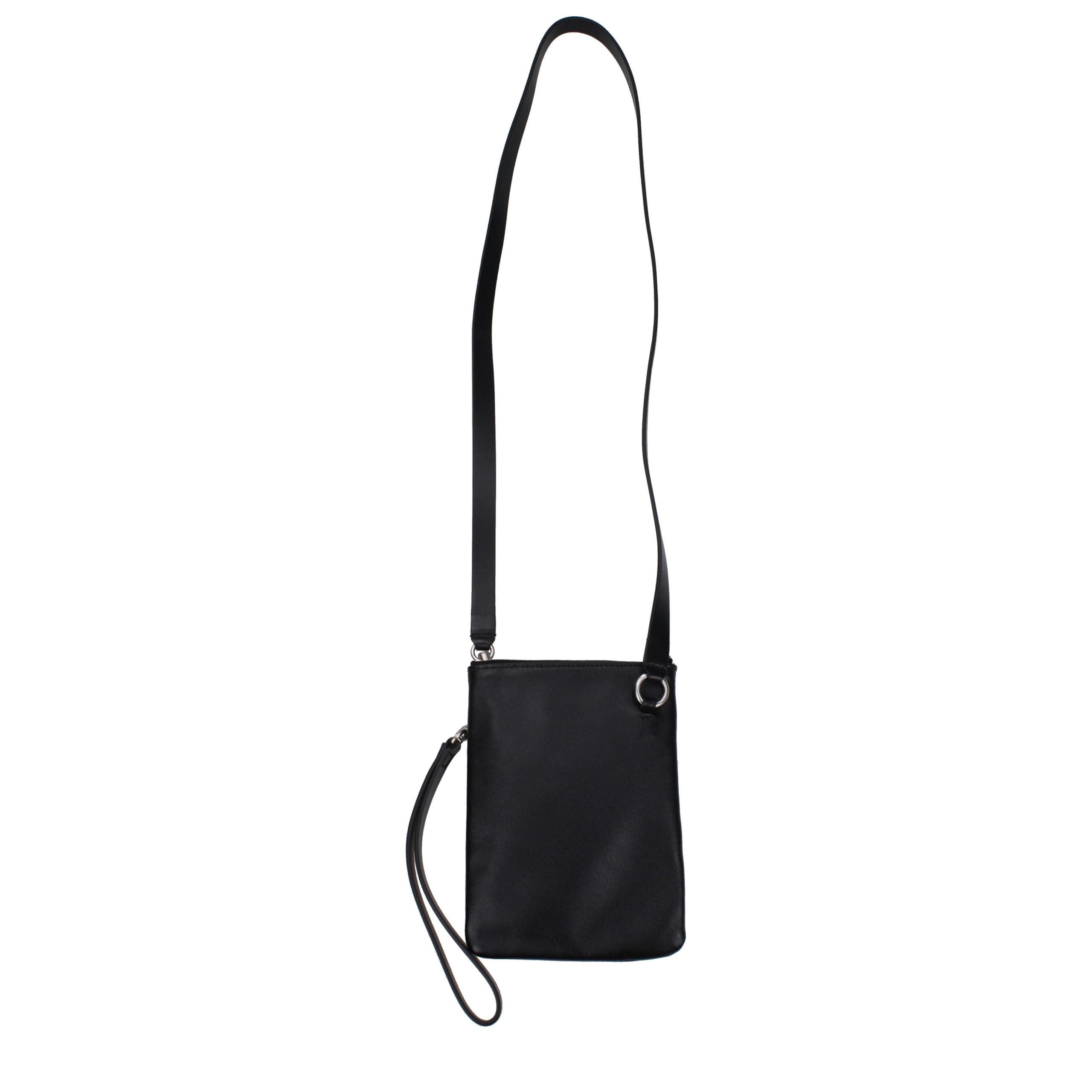 Jil Sander Black Leather Crossbody Bag Jil Sander
