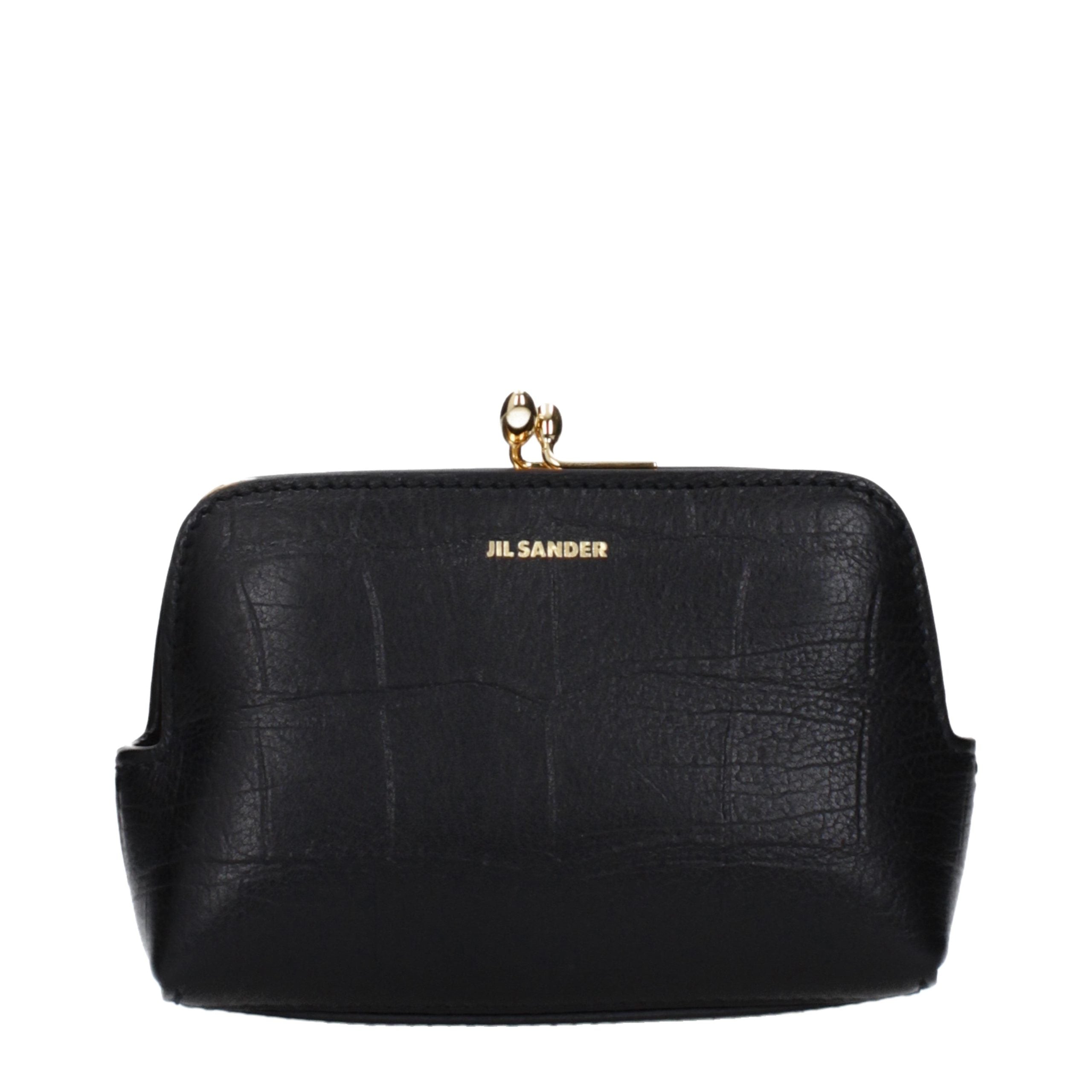 Jil Sander Black Leather Crossbody Bag Jil Sander
