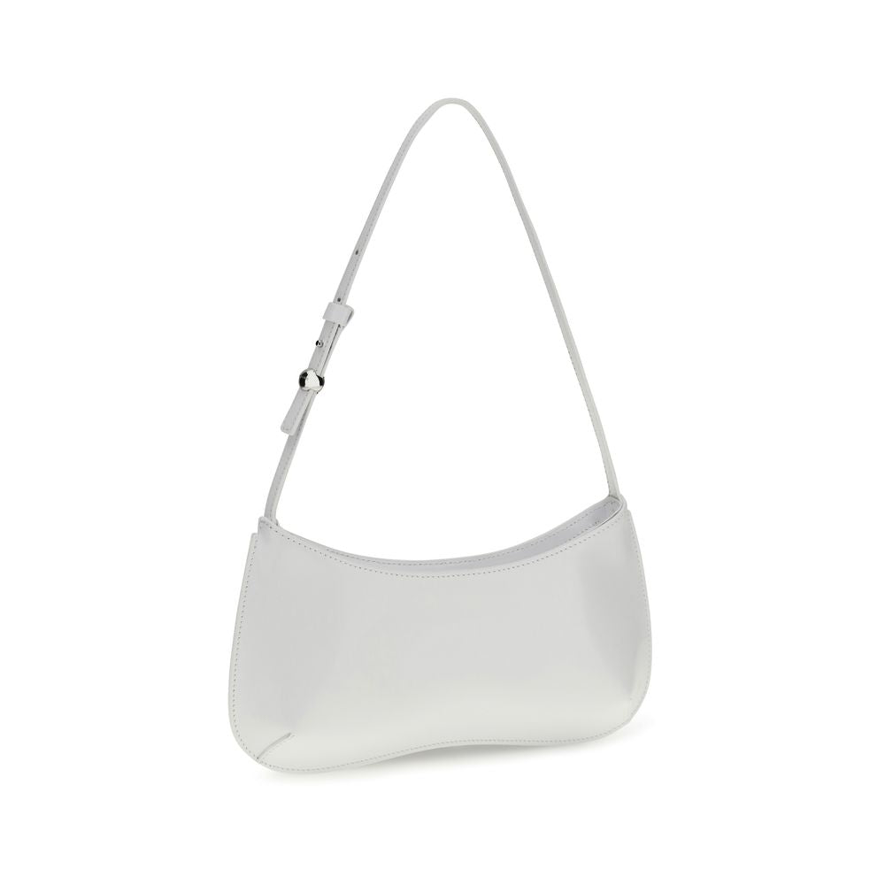 Jacquemus White Calf Leather Bos Taurus Shoulder Bag Jacquemus