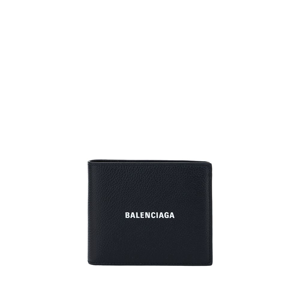 Balenciaga Black Calf Leather Bos Taurus Wallet Balenciaga